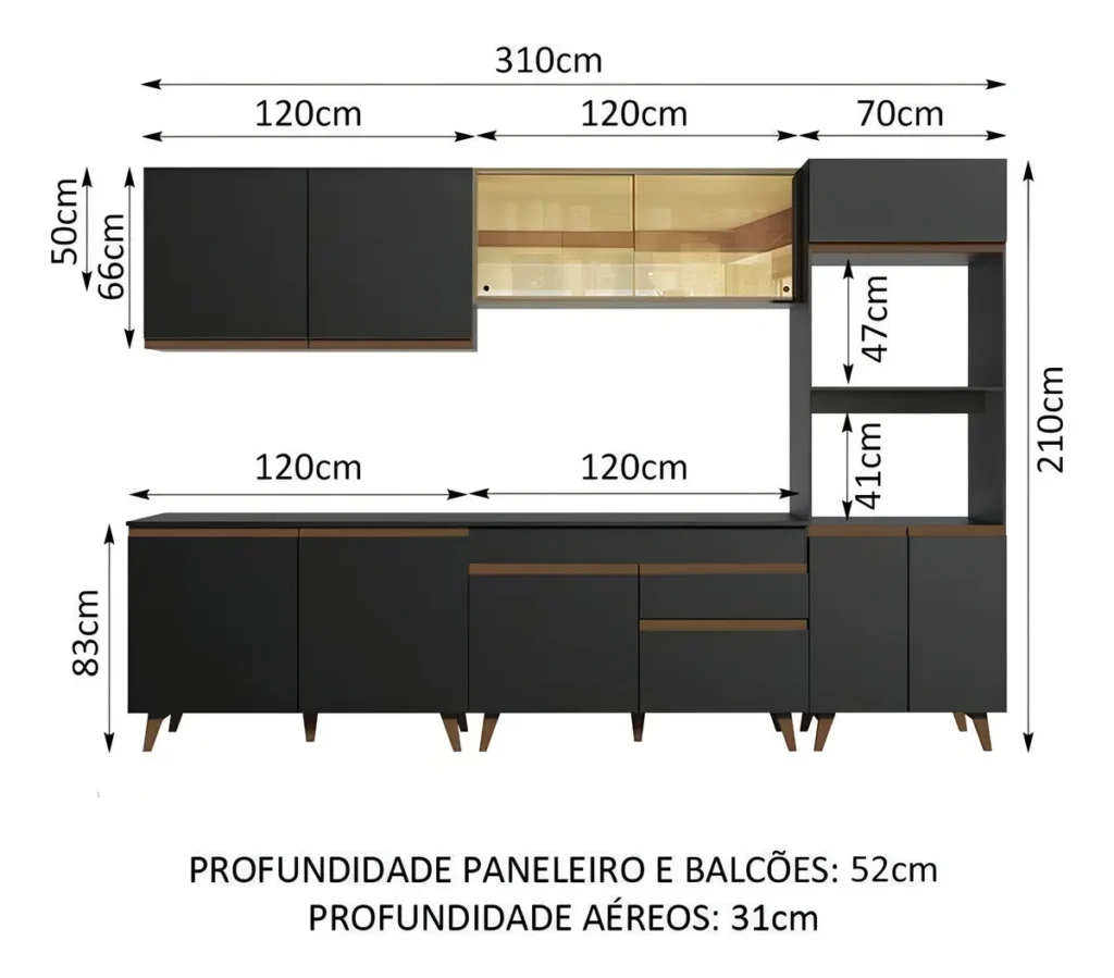 Os 10 melhores armários modulados: Mais avaliados no mercado 3 Os 10 melhores armários modulados