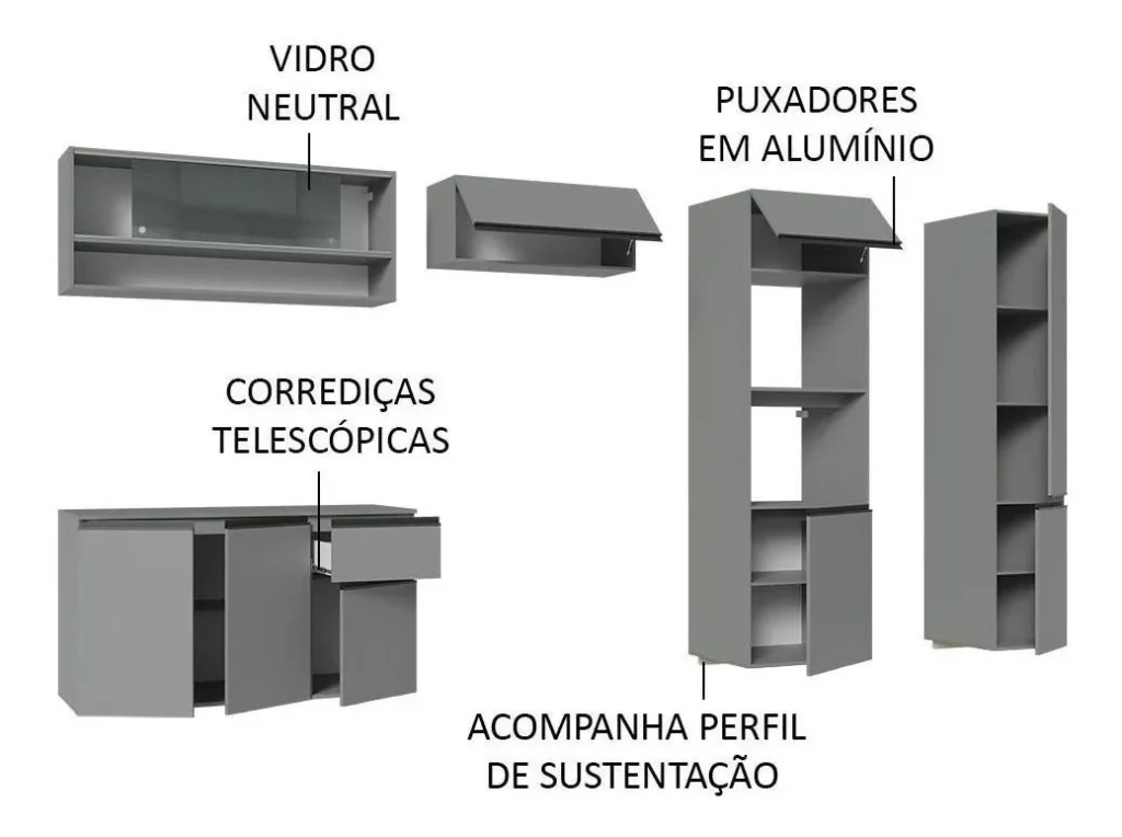 Os 10 melhores armários modulados: Mais avaliados no mercado 10 Os 10 melhores armários modulados
