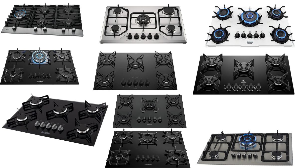 10 Melhores cooktop 5 bocas