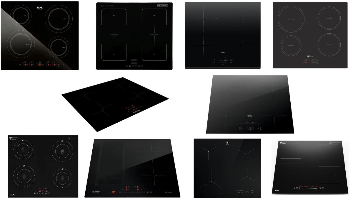 10 Melhores cooktops de indução 4 bocas