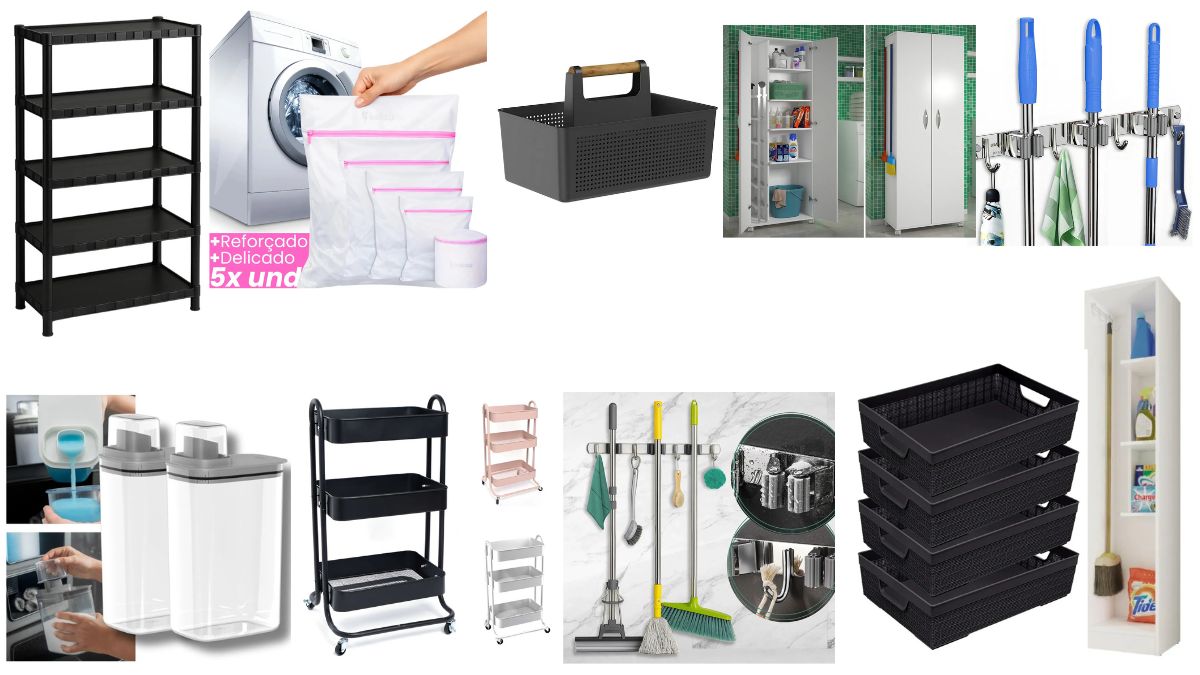 10 Melhores organizadores para lavanderia