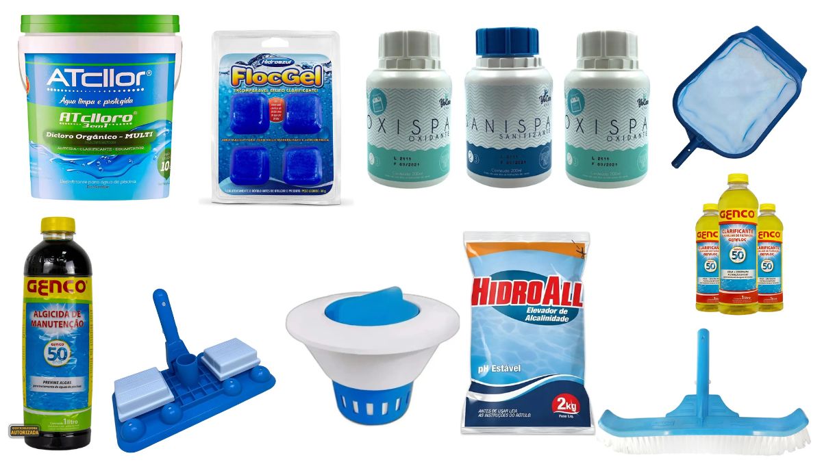 10 Melhores produtos para piscinas