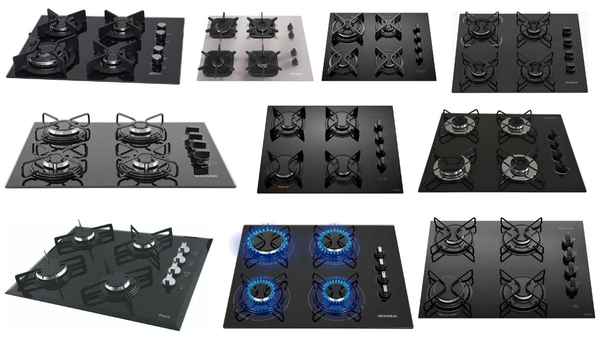 10 melhores cooktops 4 bocas