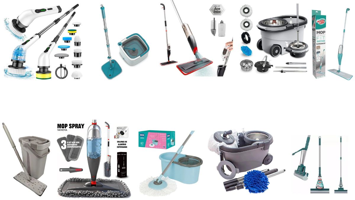 10 melhores mops para limpeza