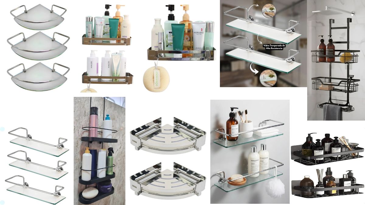 10 melhores suportes para shampoo