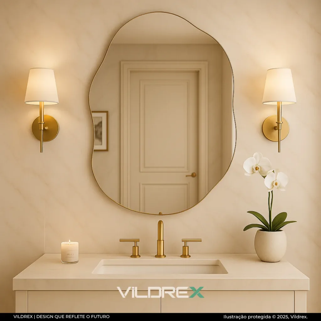 10 Espelhos decorativos para banheiro mais avaliados do mercado 3 10 espelhos decorativos para banheiro