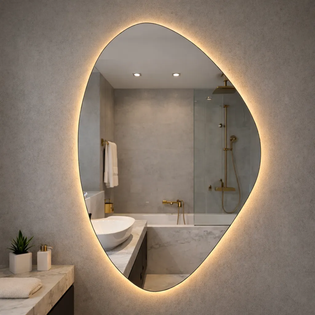 10 Espelhos decorativos para banheiro mais avaliados do mercado 7 10 espelhos decorativos para banheiro