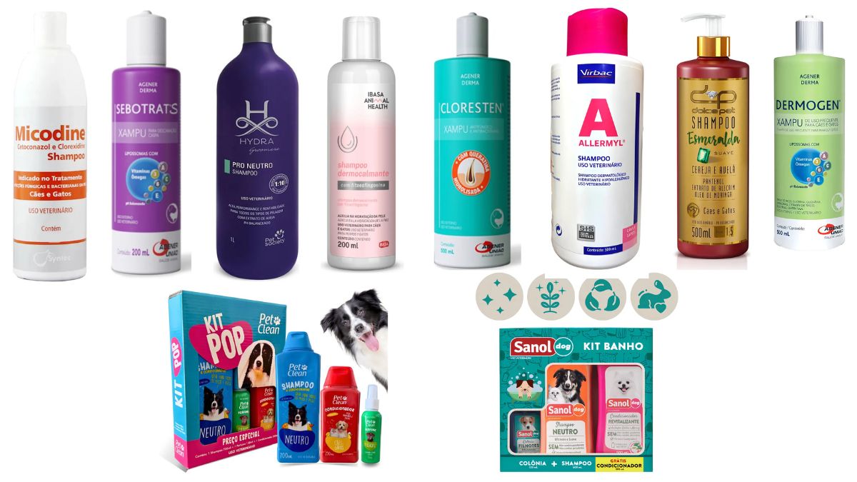 10 melhores shampoos para pets